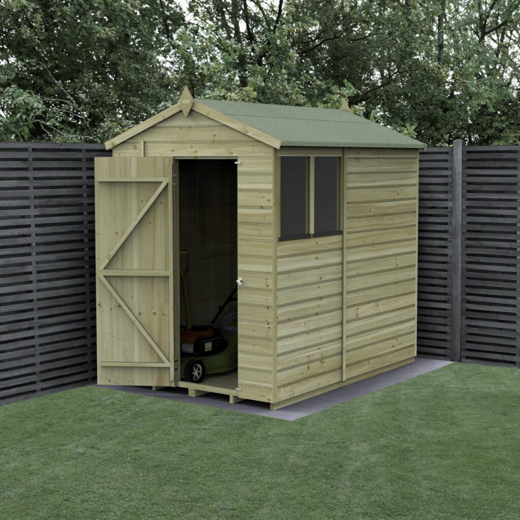 Beckwood 5×7 Apex Shed – 2 Windows with Installation 5013053201435 2